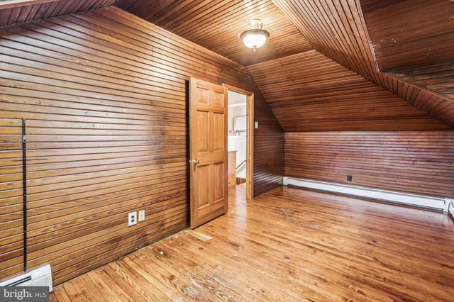 a view of a terrace with wooden floor