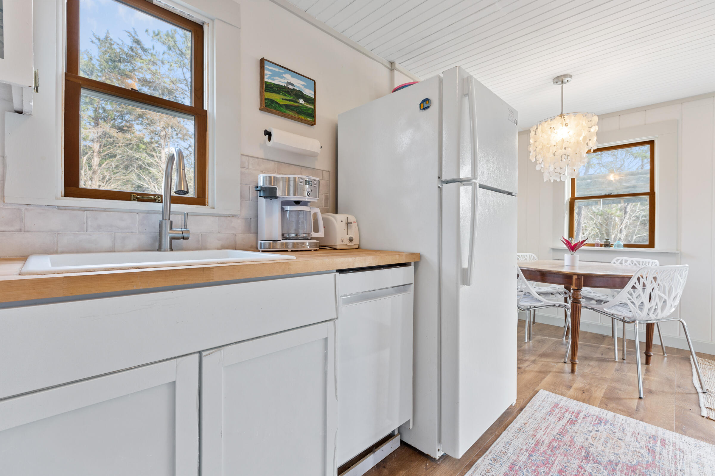 4 Perry Road Truro, MA 02666 - Photo 12 of 29 a bathroom with a sink and a mirror
