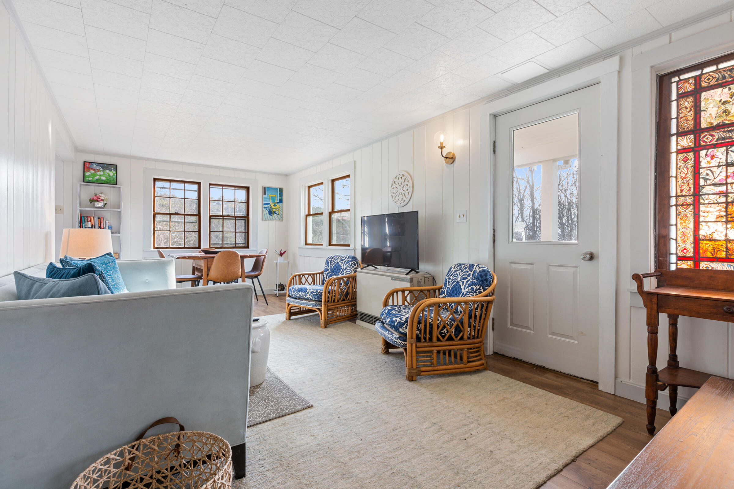 4 Perry Road Truro, MA 02666 - Photo 3 of 29 a living room with furniture and a window