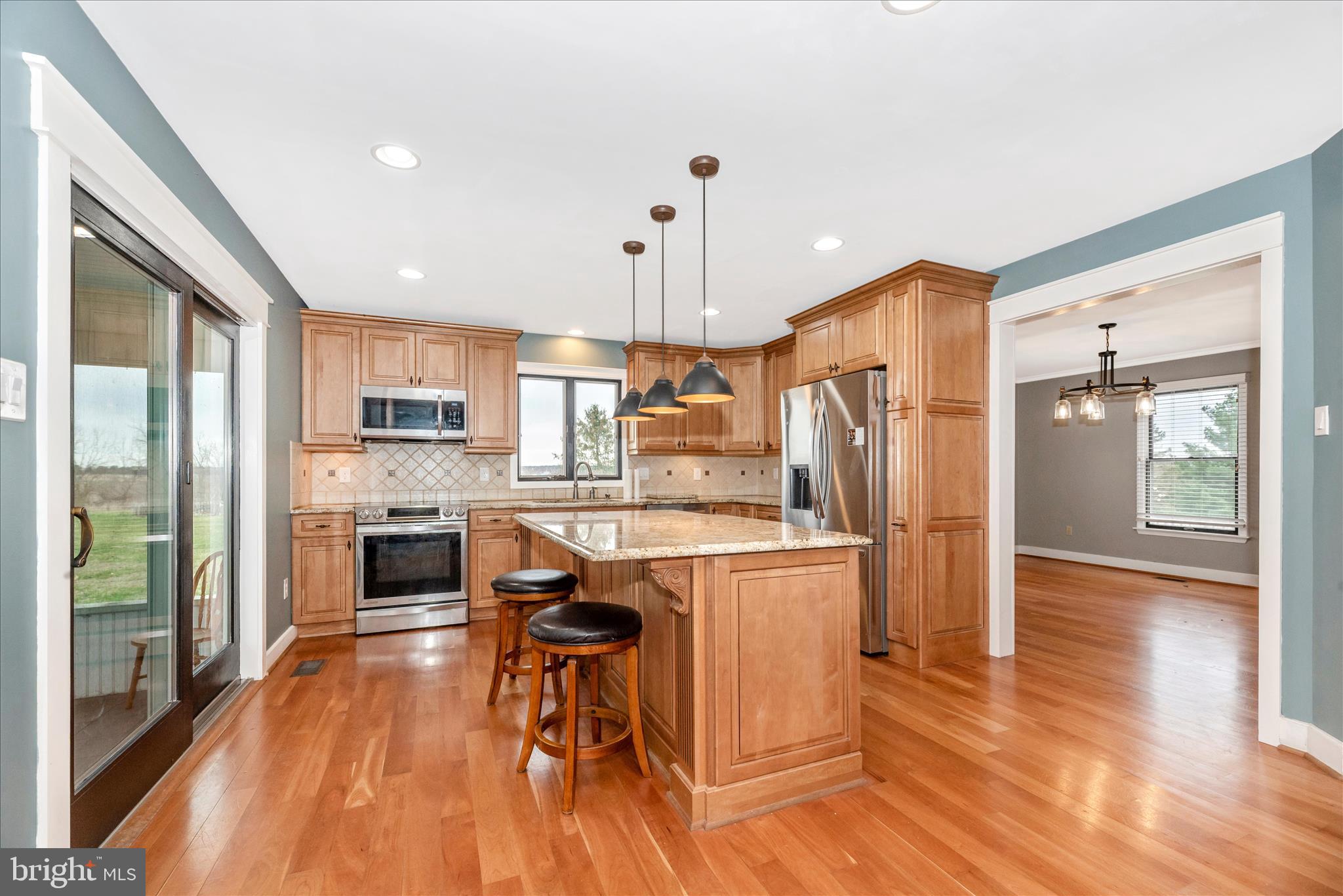 1150 Humbert Schoolhouse Road Westminster, MD 21158 - Photo 15 of 46 a kitchen with stainless steel appliances a refrigerator a stove top oven and a sink