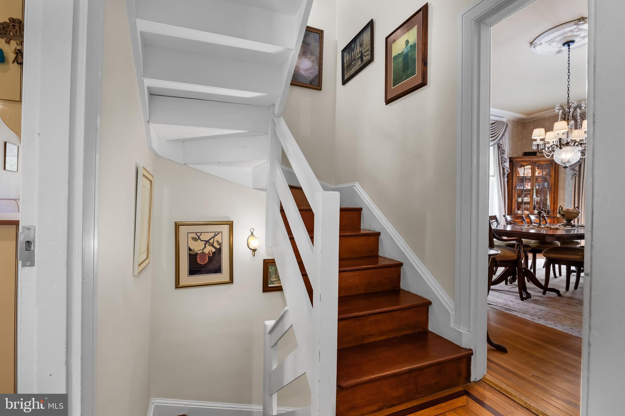 35 Ridgway Street Mount Holly, NJ 08060 - Photo 23 of 62 Rear Staircase to 2nd floor and basement