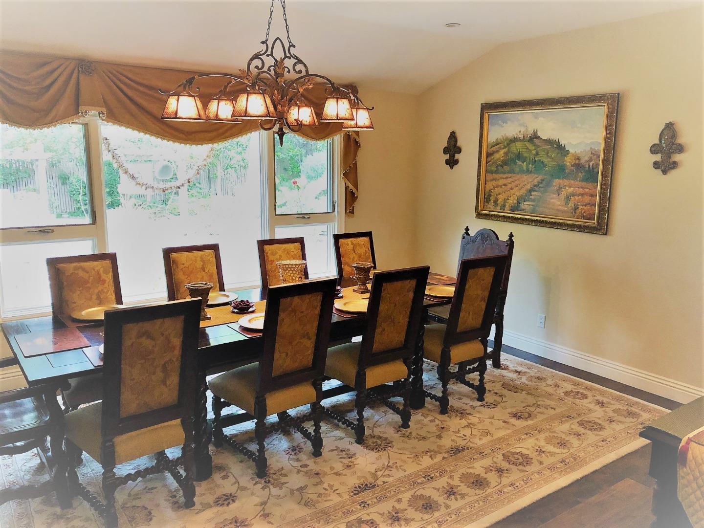 1035 Ortega Road Pebble Beach, CA 93953 - Photo 4 of 18 a view of a dining room with furniture window and outside view