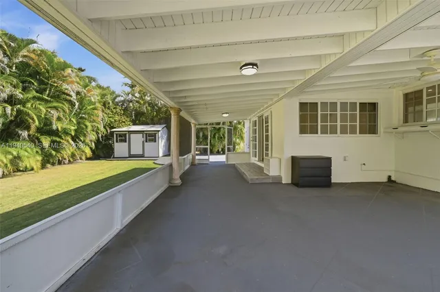 a front view of a house with a outdoor space