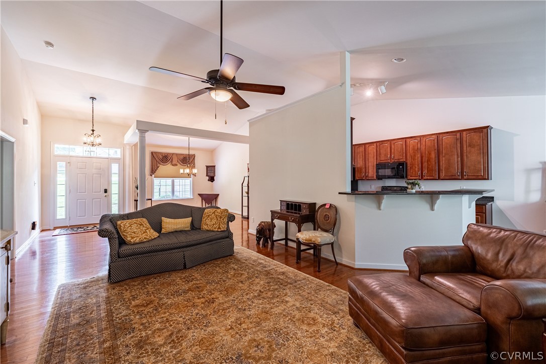 125 Jesse's Way Farmville, VA 23901 - Photo 17 of 42 a living room with furniture and a flat screen tv