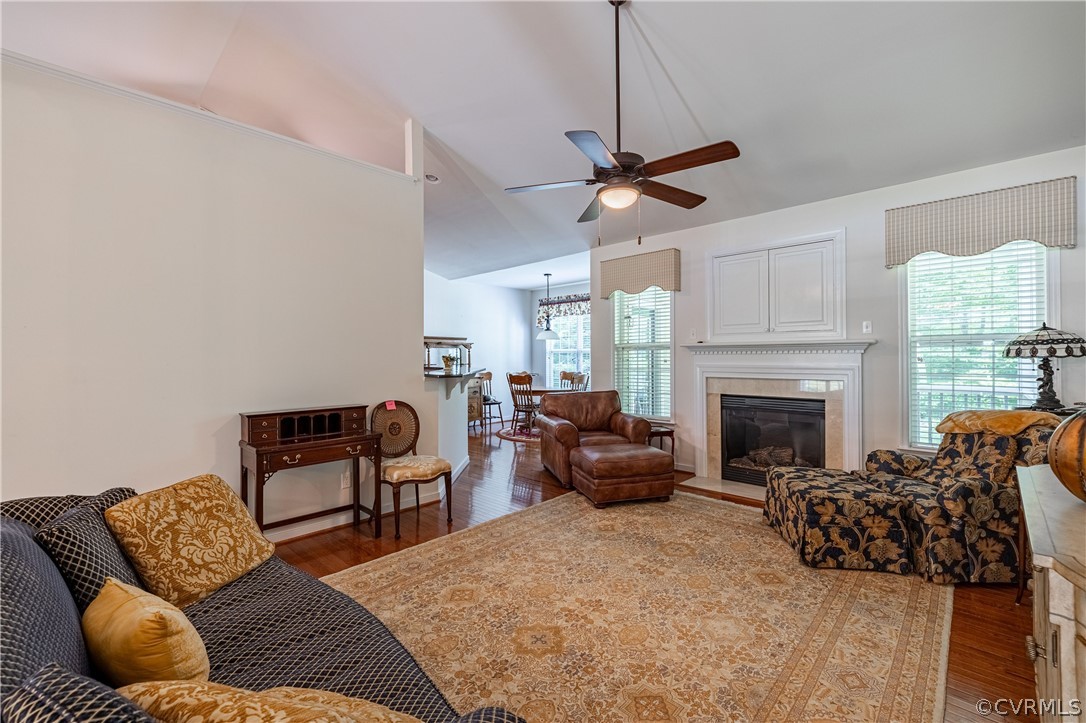 125 Jesse's Way Farmville, VA 23901 - Photo 18 of 42 a bedroom with furniture and a fireplace