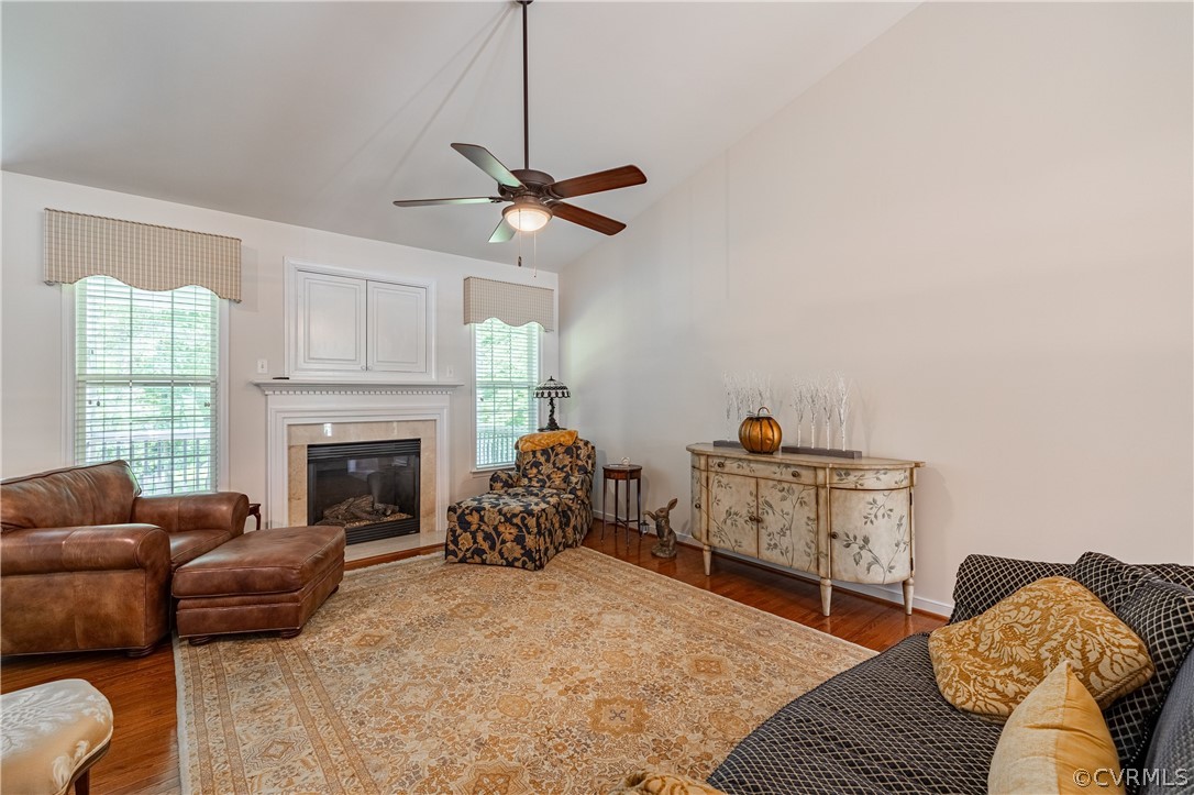 125 Jesse's Way Farmville, VA 23901 - Photo 19 of 42 a bedroom with furniture and a fireplace