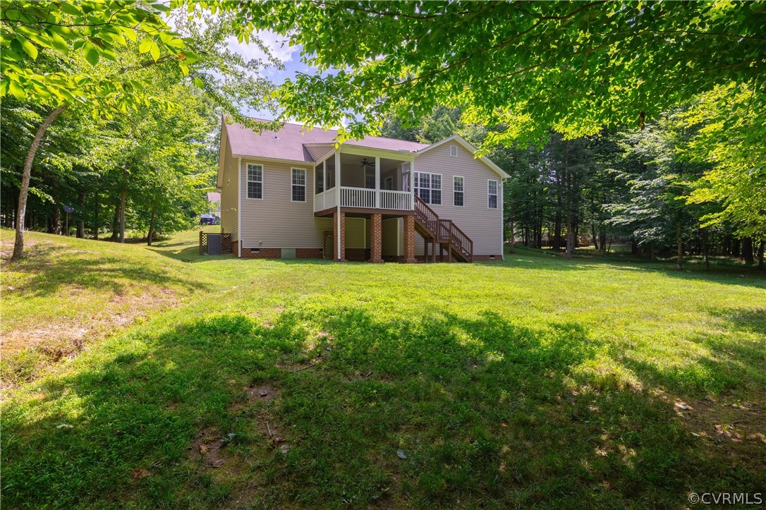 125 Jesse's Way Farmville, VA 23901 - Photo 41 of 42 a front view of house with yard and trees