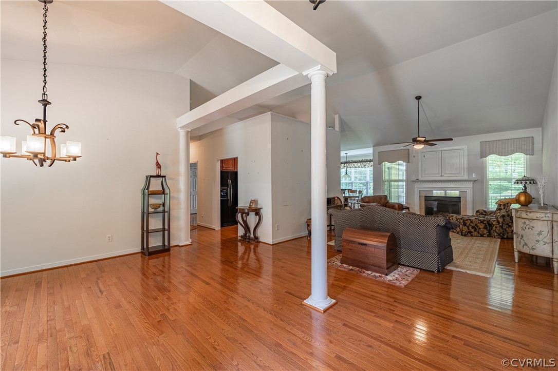125 Jesse's Way Farmville, VA 23901 - Photo 7 of 42 a living room with furniture and a wooden floor