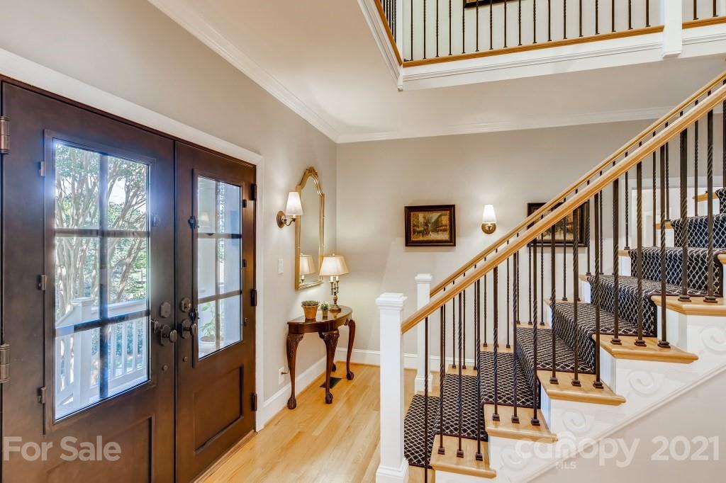19032 Mountainview Drive Cornelius, NC 28031 - Photo 5 of 44 a view of entryway with wooden floor and windows