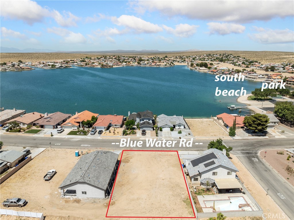 26719 Bluewater Road Helendale, CA 92342 - Photo 1 of 1 an aerial view of a house with a lake view