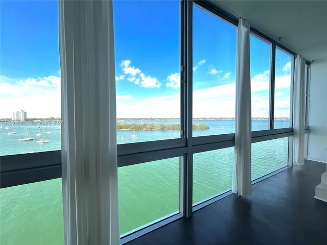 a view of small space with wooden floor