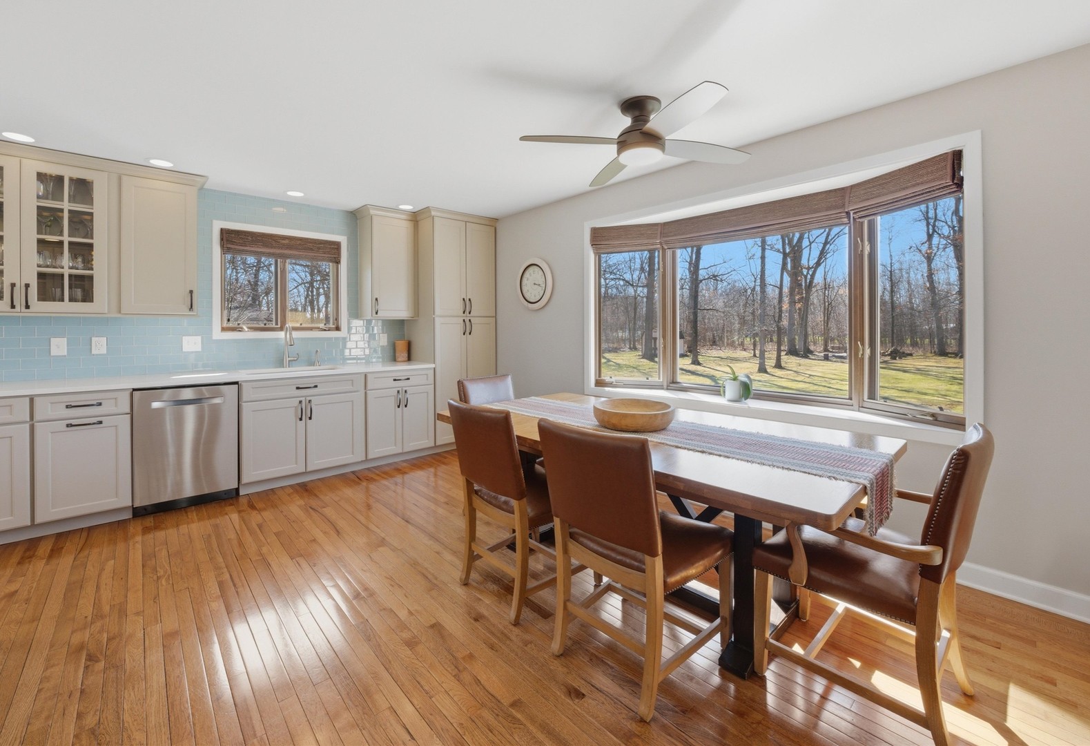 24346 South Timberline Trail Crete, IL 60417 - Photo 11 of 31 a view of a dining room with furniture window and wooden floor