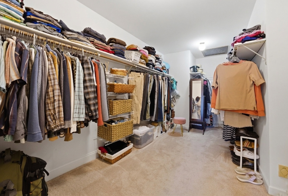 24346 South Timberline Trail Crete, IL 60417 - Photo 19 of 31 a view of walk in closet with clothes and shoes