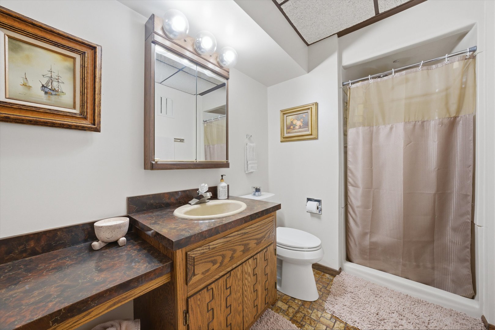 24346 South Timberline Trail Crete, IL 60417 - Photo 24 of 31 a bathroom with a granite countertop sink mirror vanity and toilet