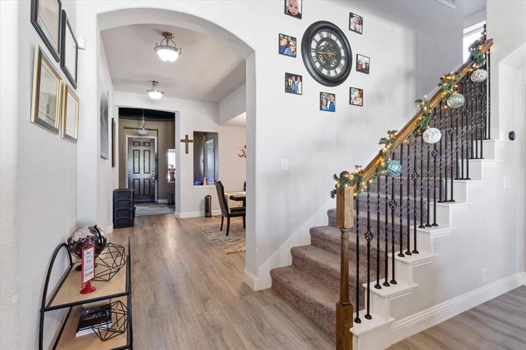 4209 Misty Ridge Street Mesquite, TX 75181 - Photo 30 of 40 a view of entryway with wooden floor
