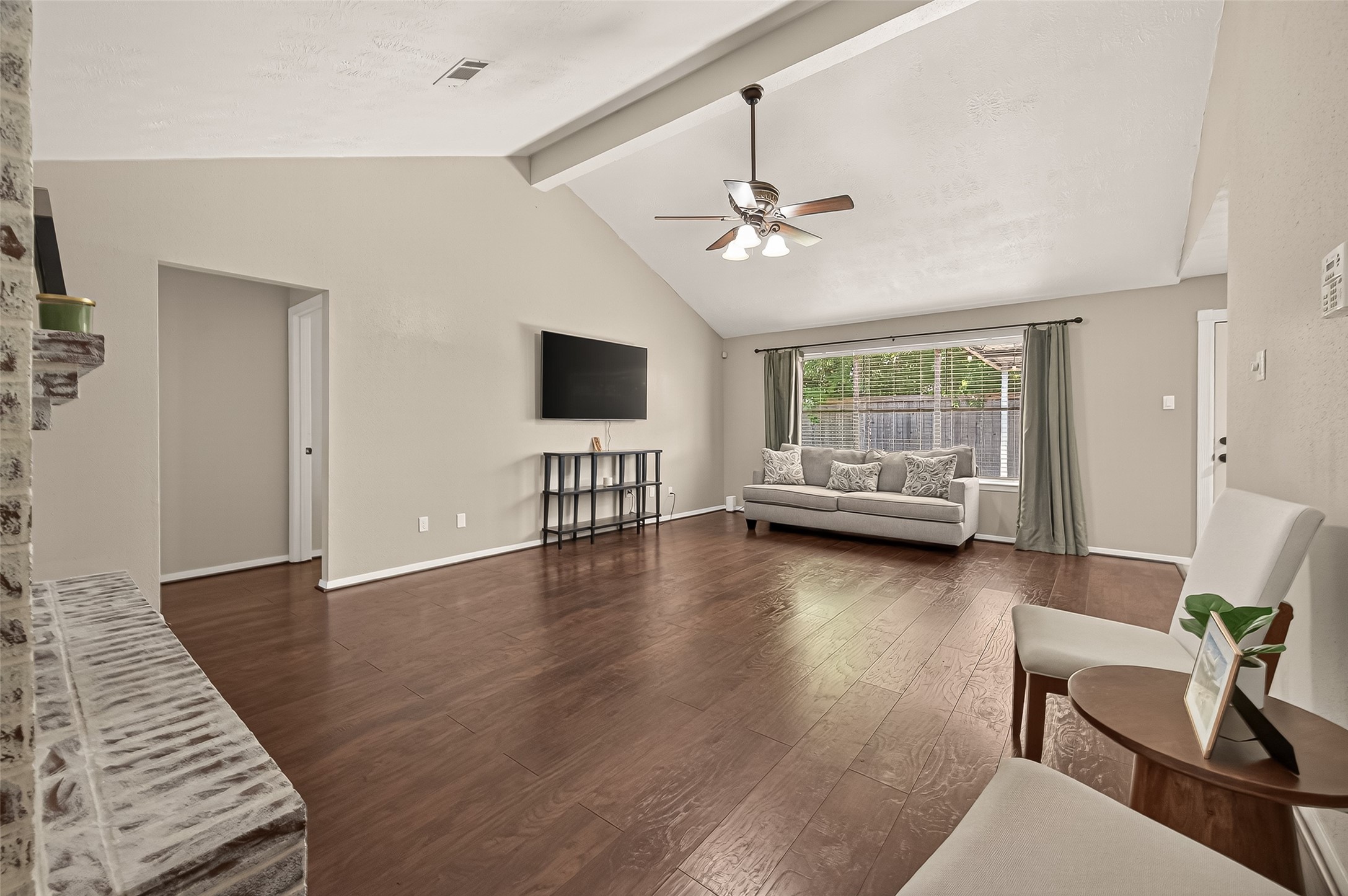 1407 Somercotes Lane Channelview, TX 77530 - Photo 6 of 28 a view of livingroom with furniture wooden floor and windows