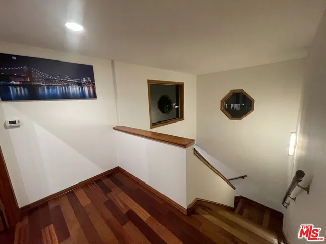 a view of a hallway with entryway