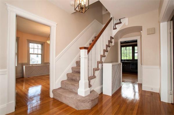 58 Governors Road Milton, MA 02186 - Photo 5 of 30 a view of entryway and hall with wooden floor