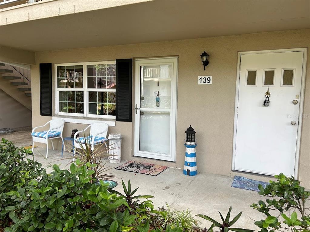 Quiet view of interior courtyard, parking closeby through the breezeway