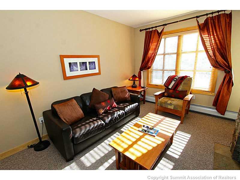 910 Copper Road, Unit 407 Copper Mountain, CO 80443 - Photo 10 of 21 a living room with furniture and a window