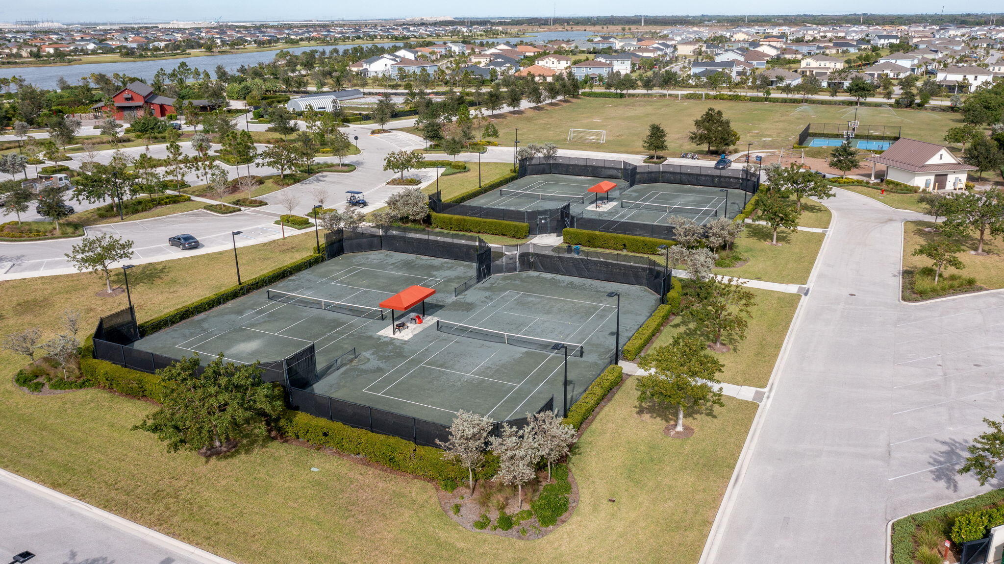 19546 Weathervane Way Loxahatchee, FL 33470 - Photo 47 of 63 an aerial view of a house with outdoor space