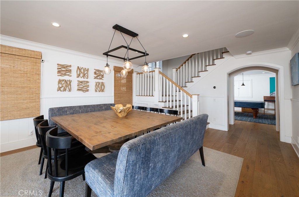 1228 West Oceanfront Newport Beach, CA 92661 - Photo 9 of 32 a dining room with furniture and window