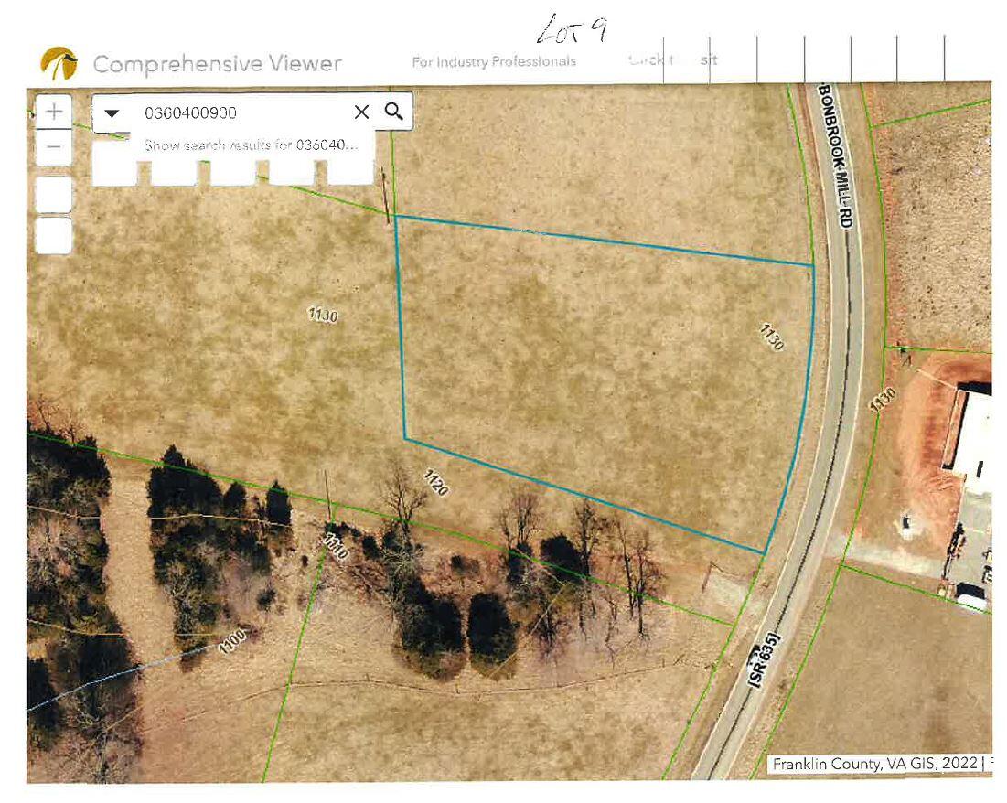 Lot 9 Bonbrook Mill Road Wirtz, VA 24184 - Photo 1 of 1 Lot 9 gis