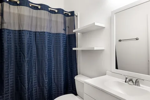 a bathroom with a sink and a toilet