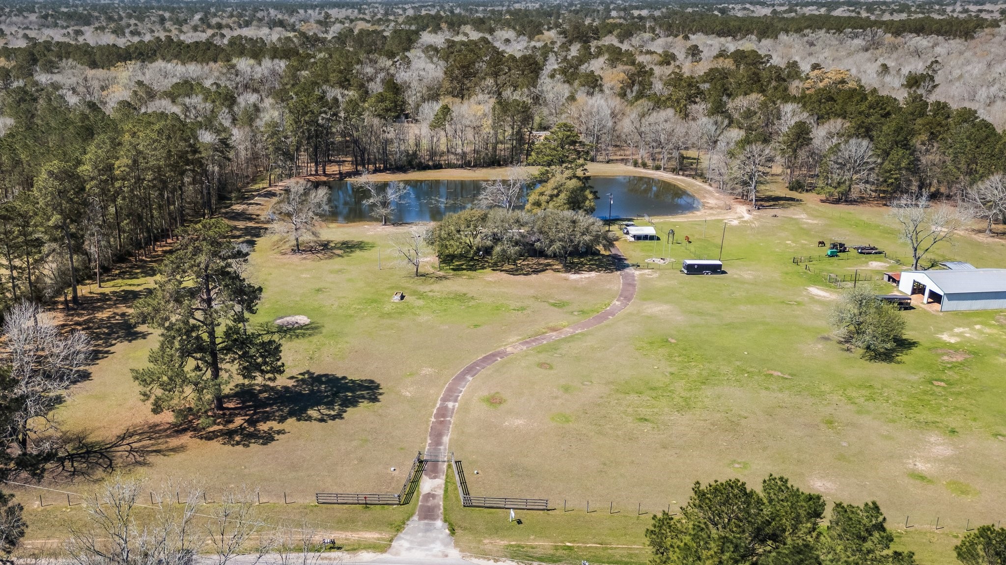 12156 Crockett Martin Road Conroe, TX 77306 - Photo 5 of 45 a view of lake view