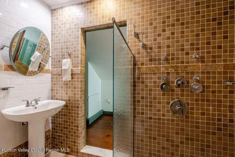 a view of an outdoor space with a lake view