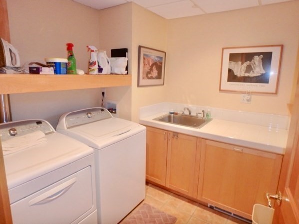 29 Cemetery Road Chilmark, MA 02535 - Photo 24 of 32 a utility room with dryer and washer