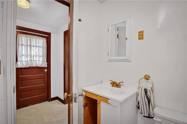 a room that has a bed and a window