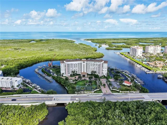 a view of a city and an ocean view