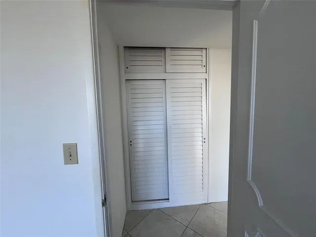 a view of wooden door