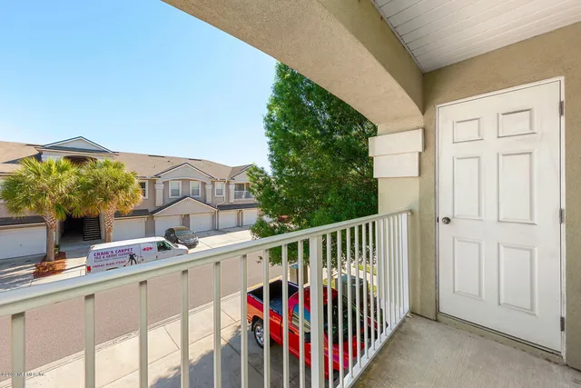 a view of balcony and deck
