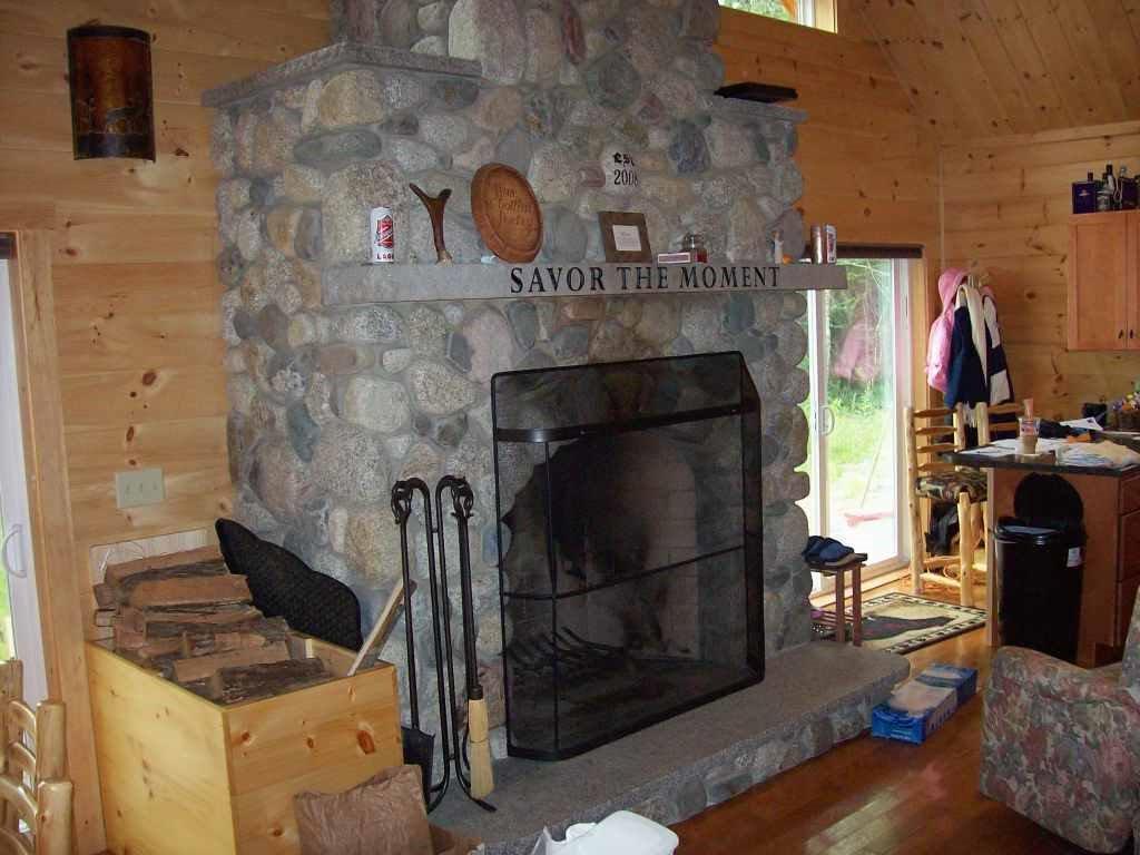 62 Troutdale Road West Forks, ME 04985 - Photo 10 of 33 Fireplace