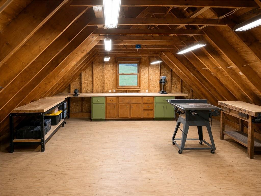 2153 Avella Road Avella, PA 15312 - Photo 9 of 36 Workshop 30x18 above the Garage