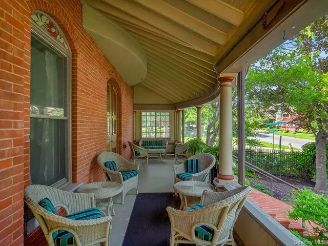 a living room filled with furniture