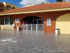 a view of a building with a balcony