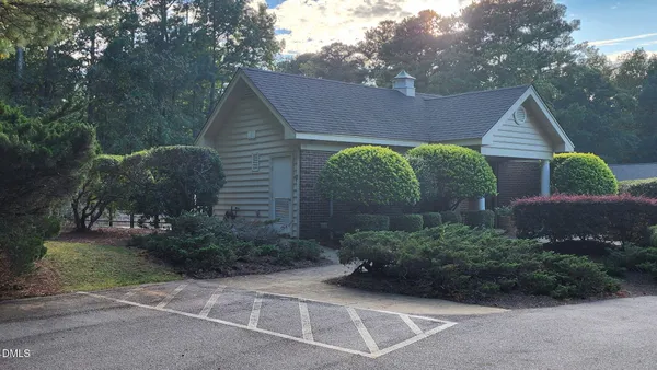 a view of a back yard of the house