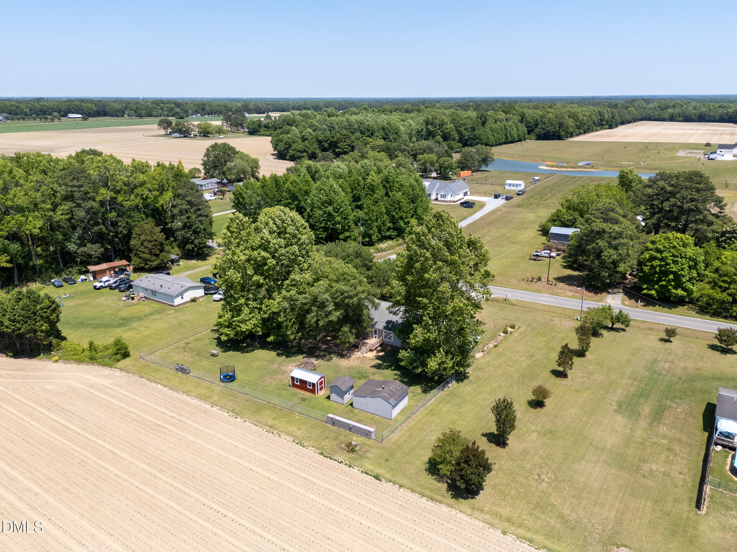 311 Bridgers Road Kenly, NC 27542 - Photo 41 of 46 a view of a lake with outdoor space