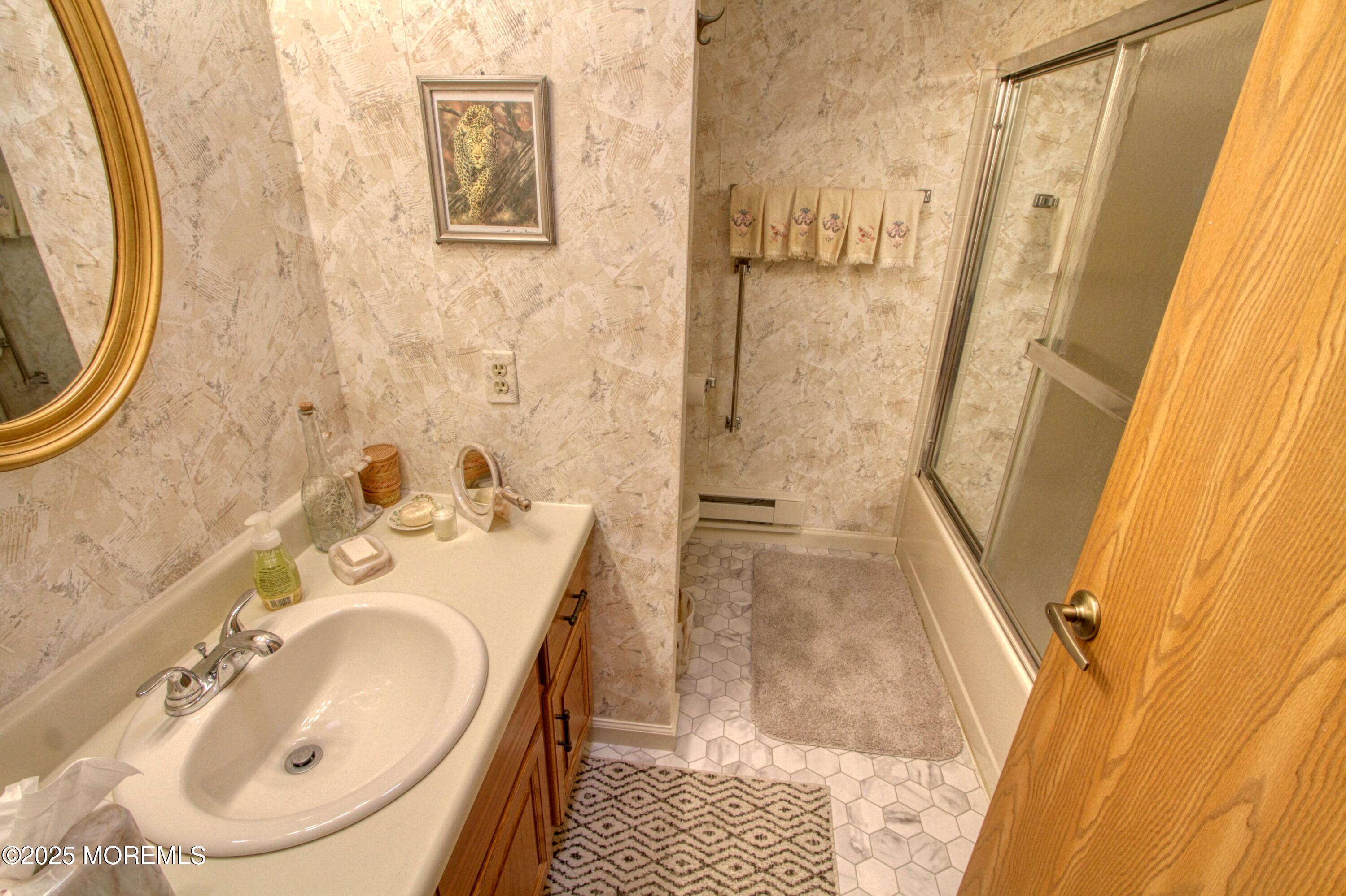 1 Amherst Road Whiting, NJ 08759 - Photo 12 of 34 a bathroom with a sink and a mirror