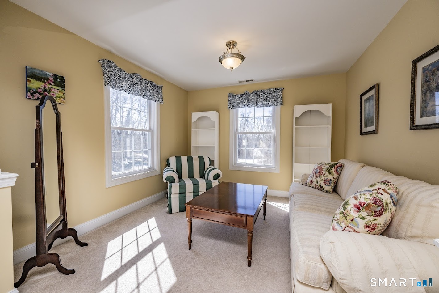 22 R Olde Yankee Way Durham, CT 06422 - Photo 17 of 29 Private sitting room off the primary bedroom - ideal for reading, office, or quiet retreat.