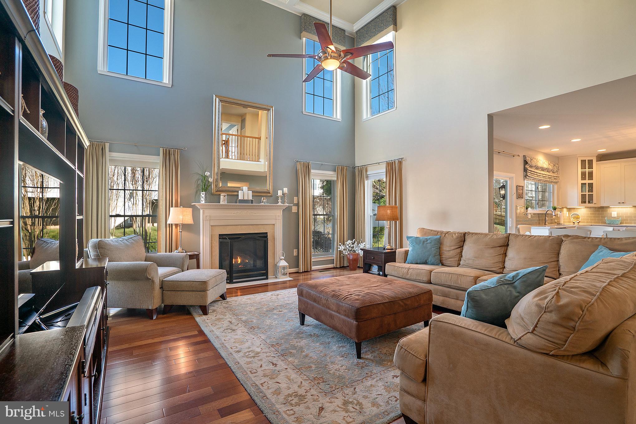 14309 Autumn Gold Road Boyds, MD 20841 - Photo 9 of 32 2-Story Family Room with Gas Fireplace
