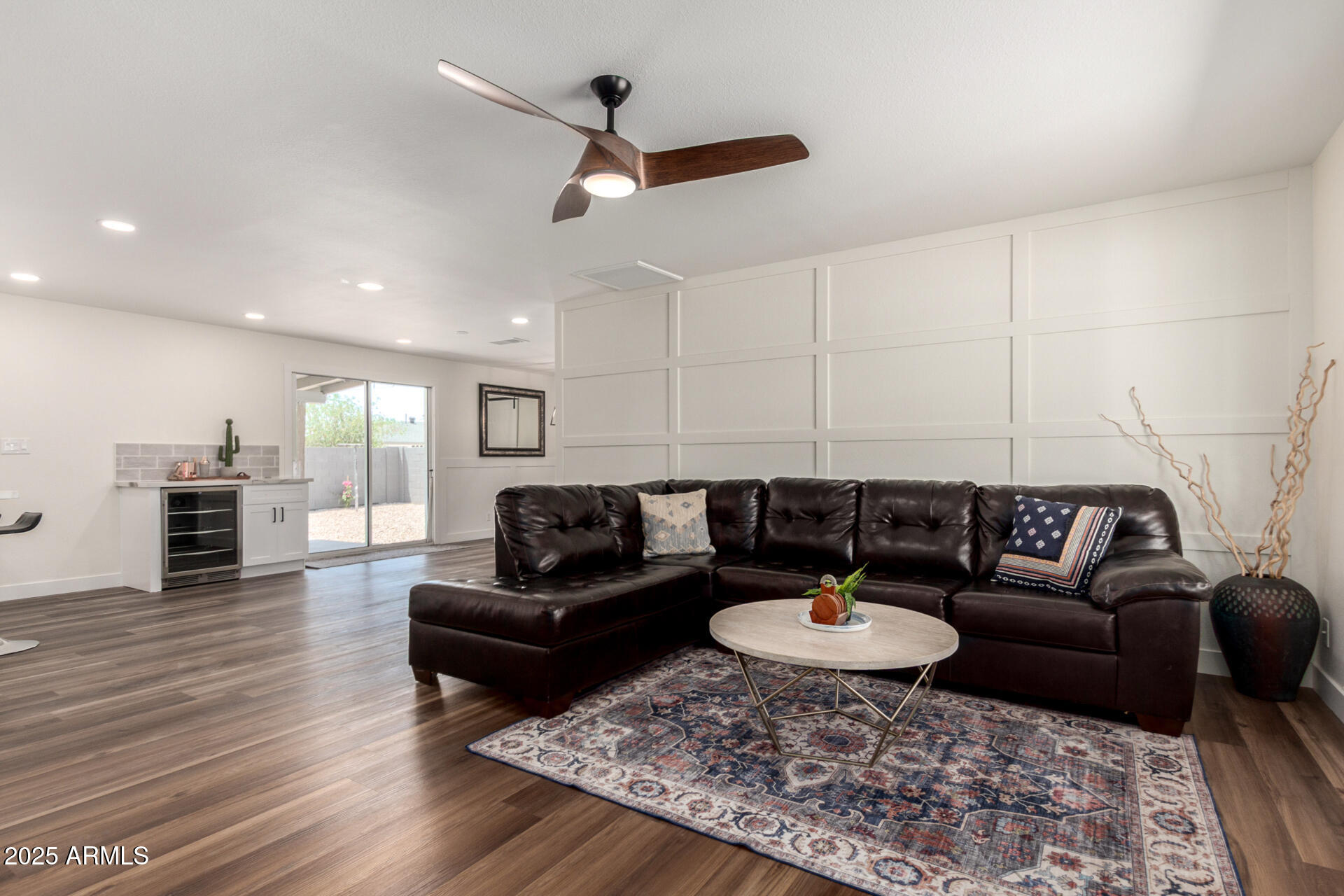 1539 West 5th Street Tempe, AZ 85281 - Photo 3 of 12 a living room with furniture and a wooden floor
