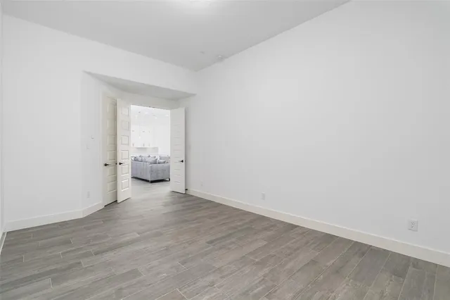 a view of an empty room