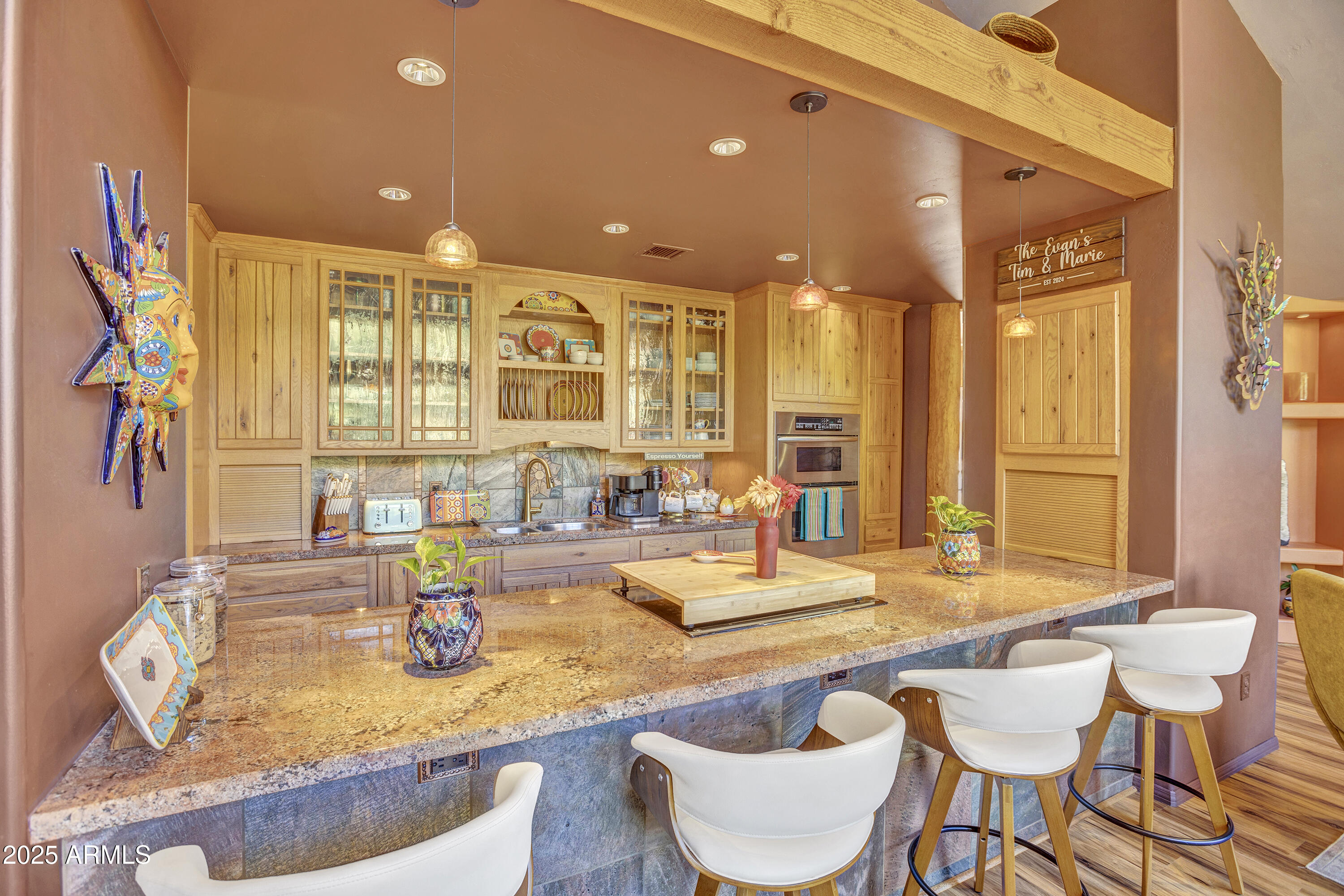 30 Box Canyon Road Sedona, AZ 86351 - Photo 4 of 30 a room with granite countertop furniture and a large window