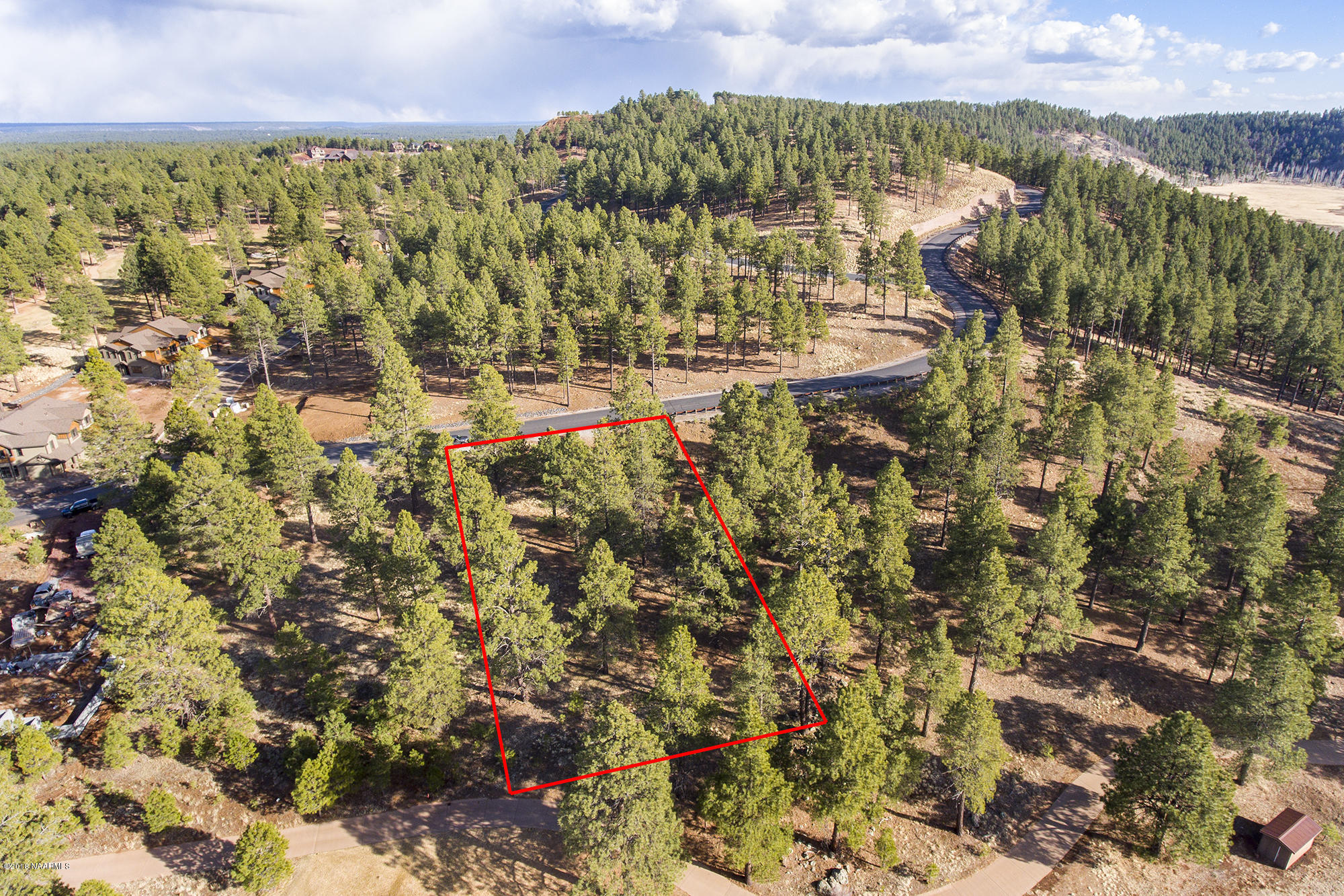 3995 South Flagstaff Ranch Road Flagstaff, AZ 86005 - Photo 19 of 29 Aerial6 Lot Line