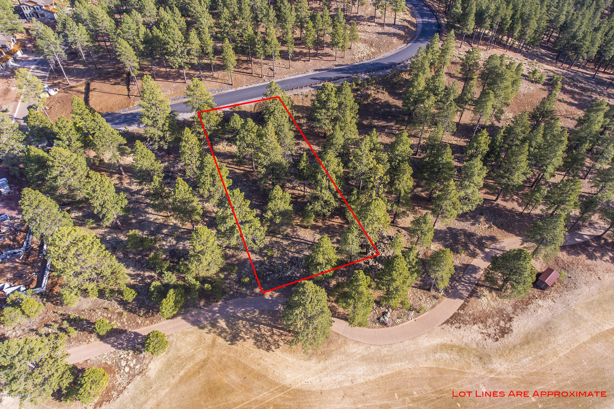 3995 South Flagstaff Ranch Road Flagstaff, AZ 86005 - Photo 21 of 29 Aerial7 Lot Line