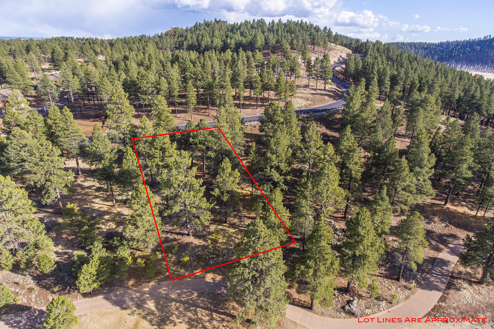 3995 South Flagstaff Ranch Road Flagstaff, AZ 86005 - Photo 23 of 29 Aerial8 Lot Line